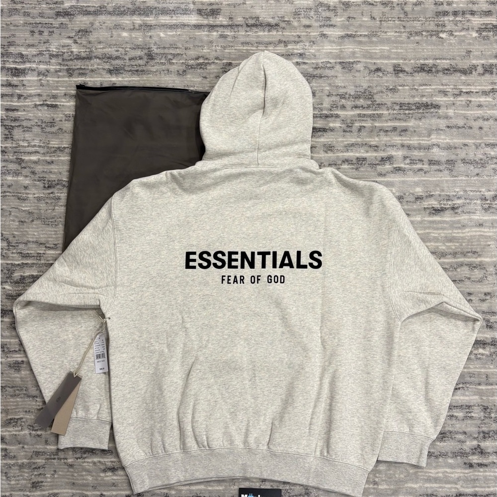 Fear Of God Essentials Hoodie | Light Oatmeal - Picture 6 of 10